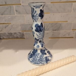 Vintage Chinoiserie taper candle holder
